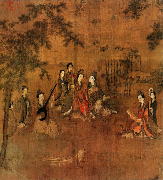 Chinese Painters of the Middle Ages (阮郜 - 阆苑女仙图) – Ruan Gao 50X40 Canvas