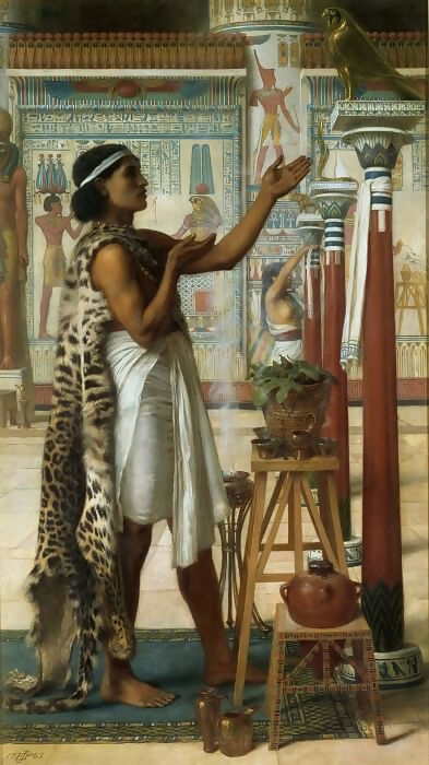 Edward John Poynter - The Worship of Ra 50X40 Canvas