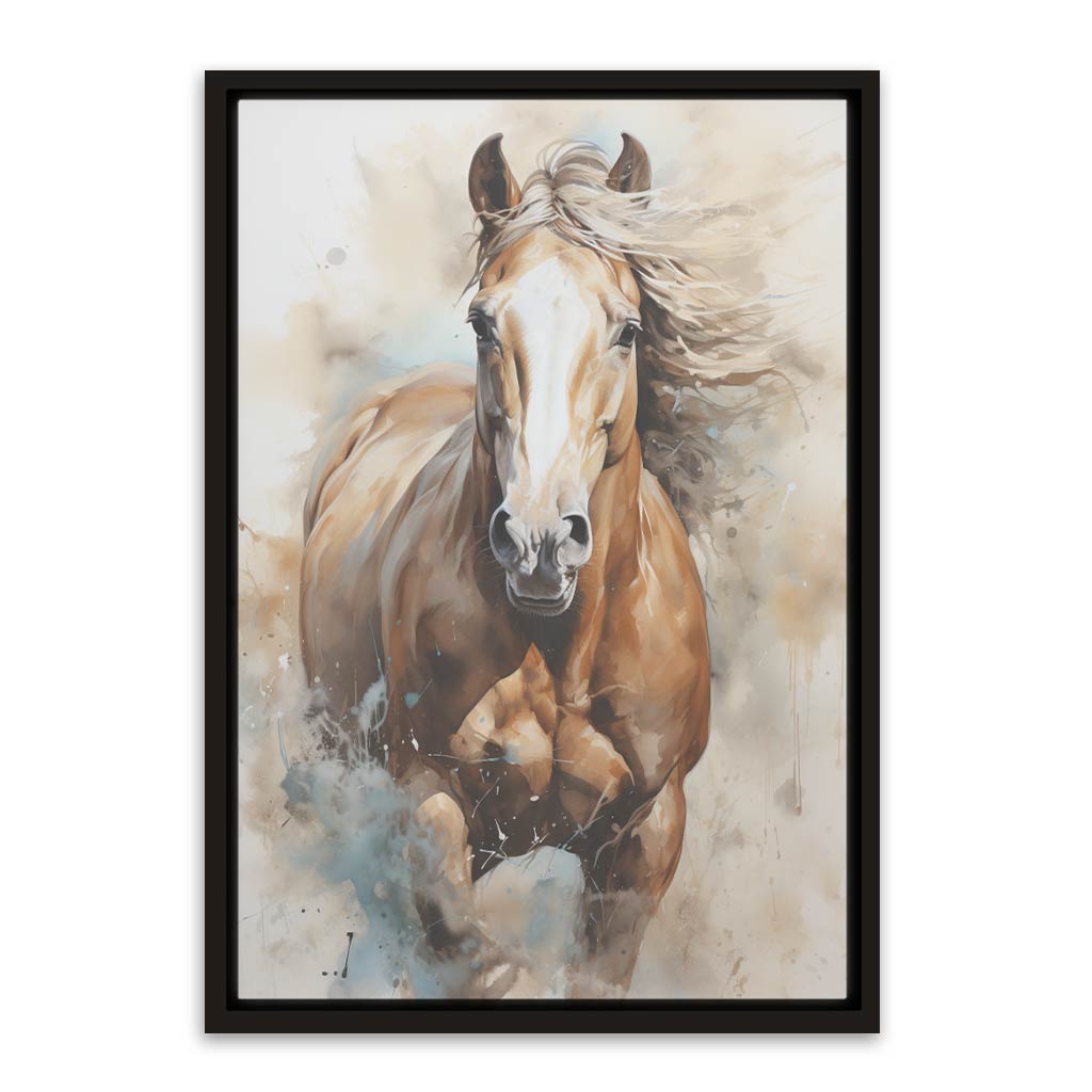 Horse Black Canvas frame acrylic canvas Frames