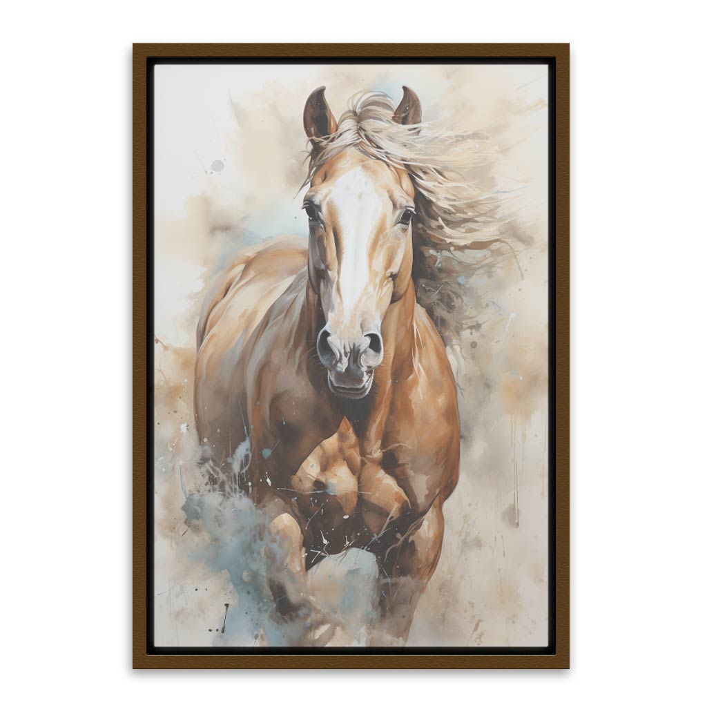 Horse Brown Canvas frame acrylic canvas Frames