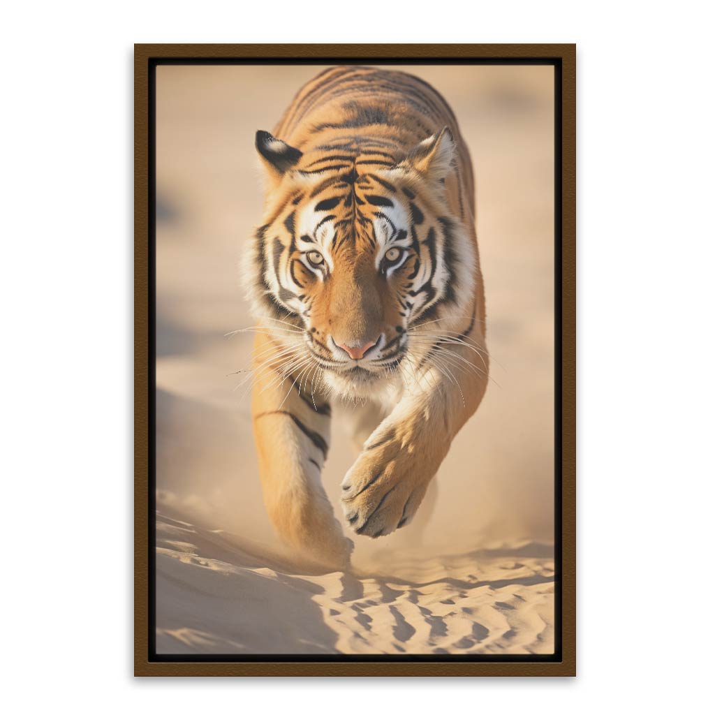 Wild Tiger Brown Canvas frame acrylic canvas Frames