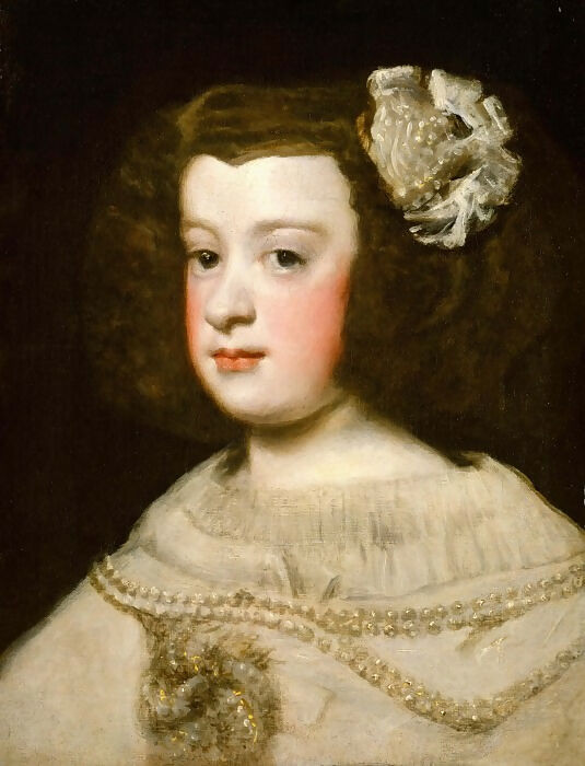 Diego Rodriguez de Silva y Velazquez – Maria Teresa, Infanta of Spain 70x100 Canvas