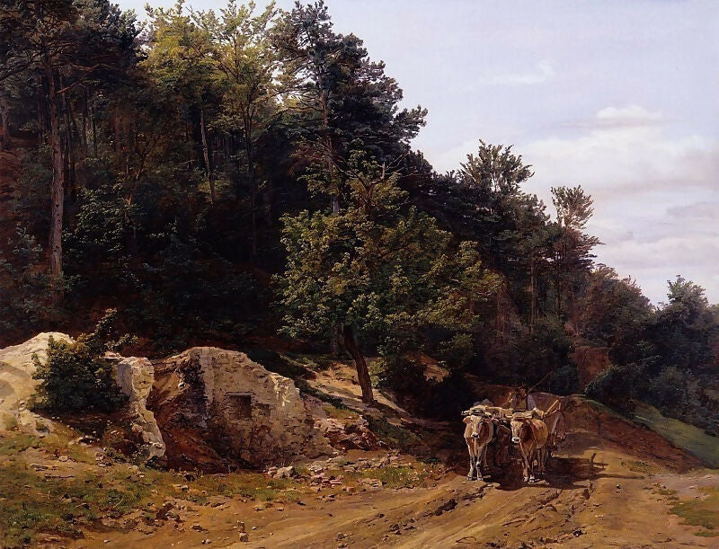 Ferdinand Georg Waldmüller – Forest Road 45x60 Canvas