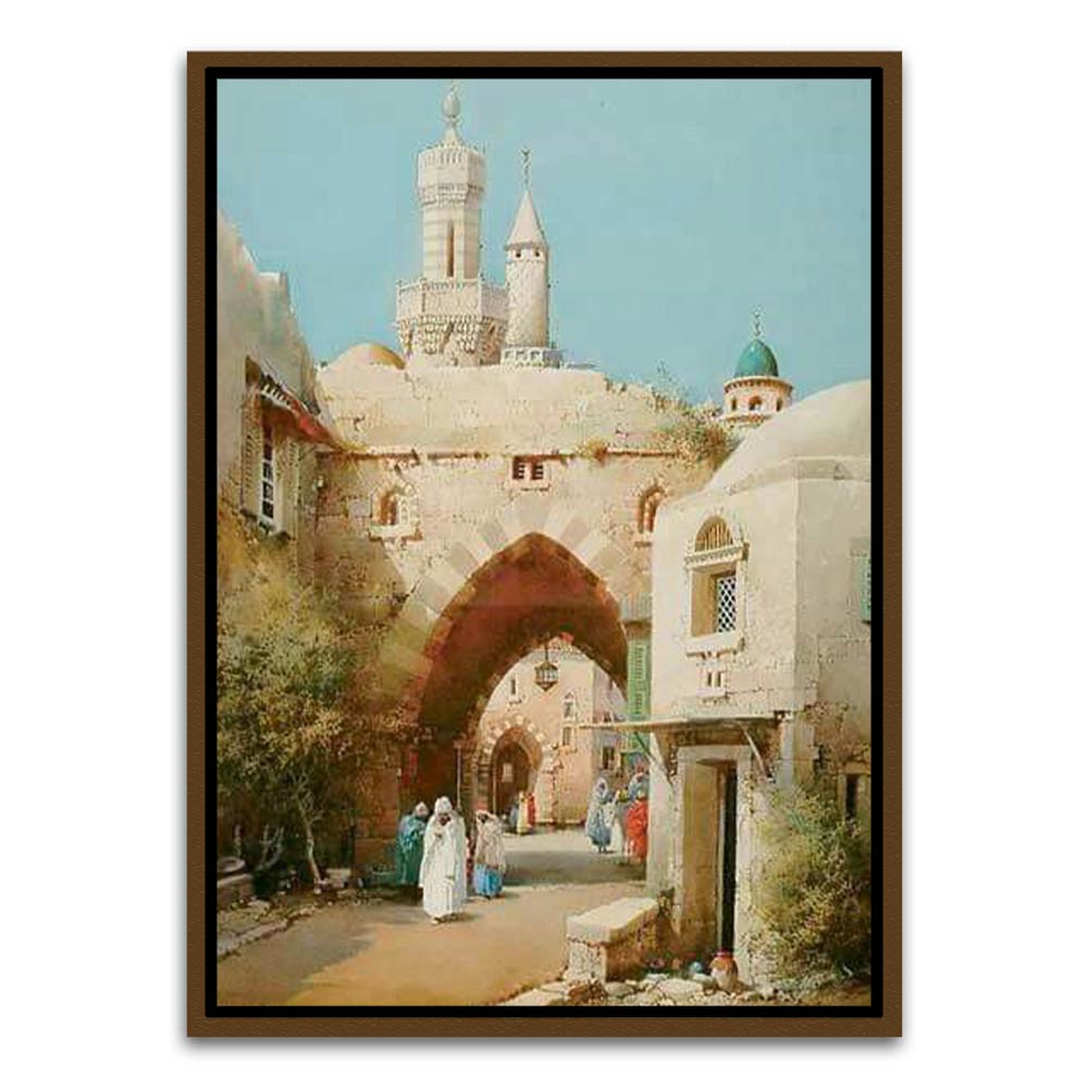 Fort 3 Brown Canvas frame acrylic canvas Frames