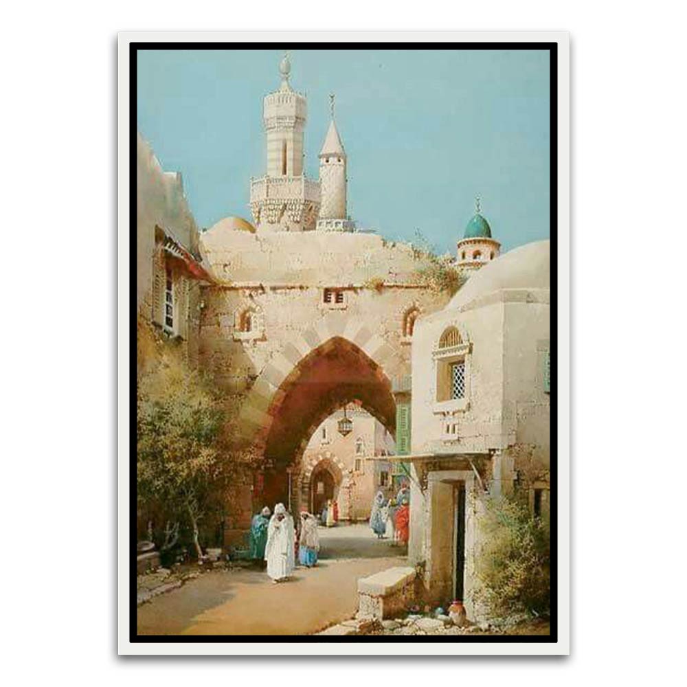 Fort 3 White Canvas frame acrylic canvas Frames