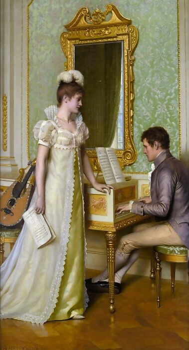 Edmund Blair Leighton – Prelude 50X40 Canvas