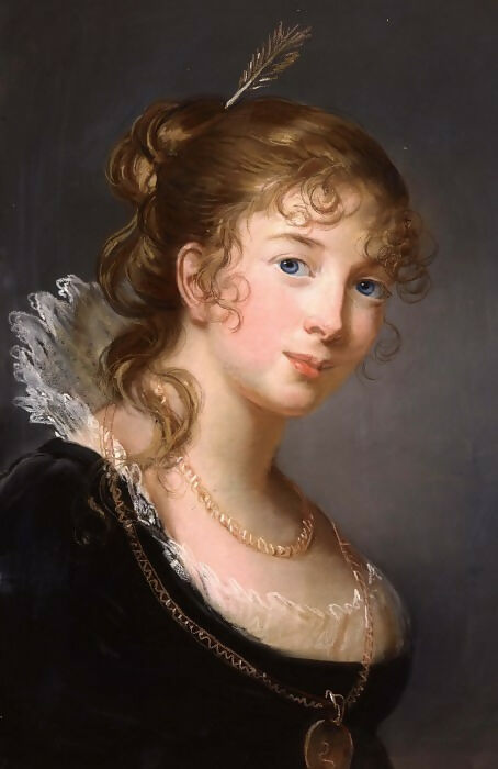 Elisabeth-Louise Vigee-Lebrun – Louise, Princess Radziwill 50X40 Canvas