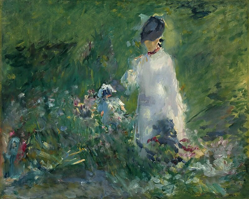Edouard Manet - Young Woman Among Flowers 90x120 Canvas