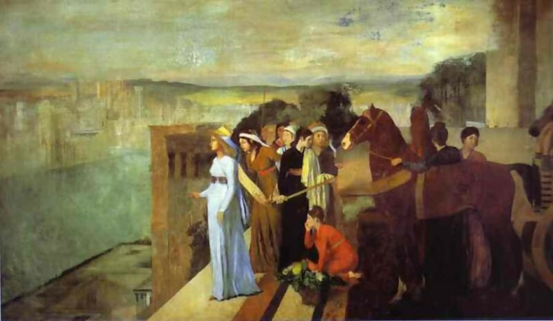 Edgar Degas - Semiramis 140x187 Canvas