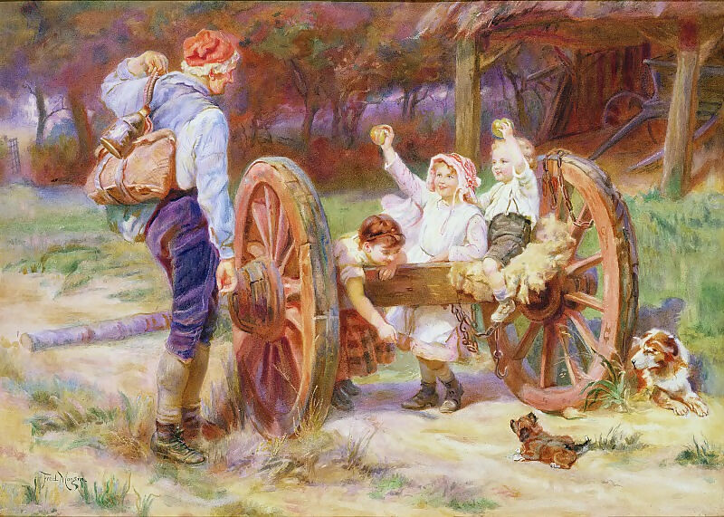 Frederick Morgan – Happy as the Days are Long 90x120 Canvas