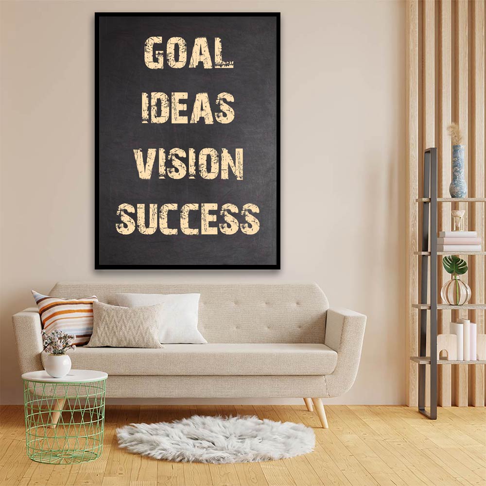 Motivation 9 acrylic canvas Frames