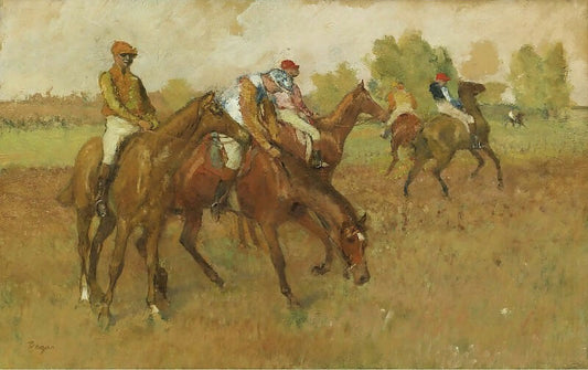 Paintings from Sotheby’s auctions – Edgar Degas - Before the Race, 1882-88 50X40 Canvas