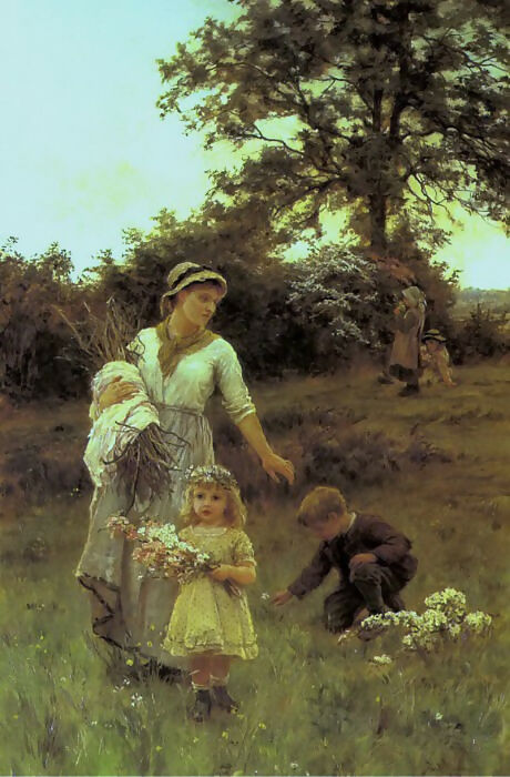 Frederick Morgan – The Garland 50X40 Canvas
