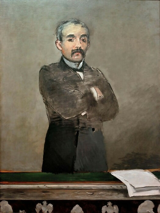 Edouard Manet – Portrait of Georges Clemenceaus 50X40 Canvas