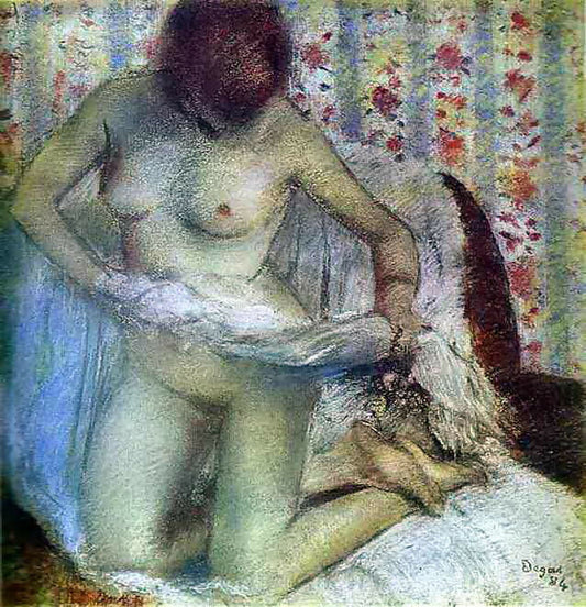 Edgar Degas - Woman Wiping Herself