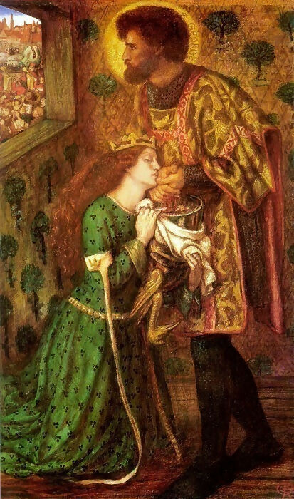 Dante Gabriel Rossetti - Saint George and the Princess Sabra