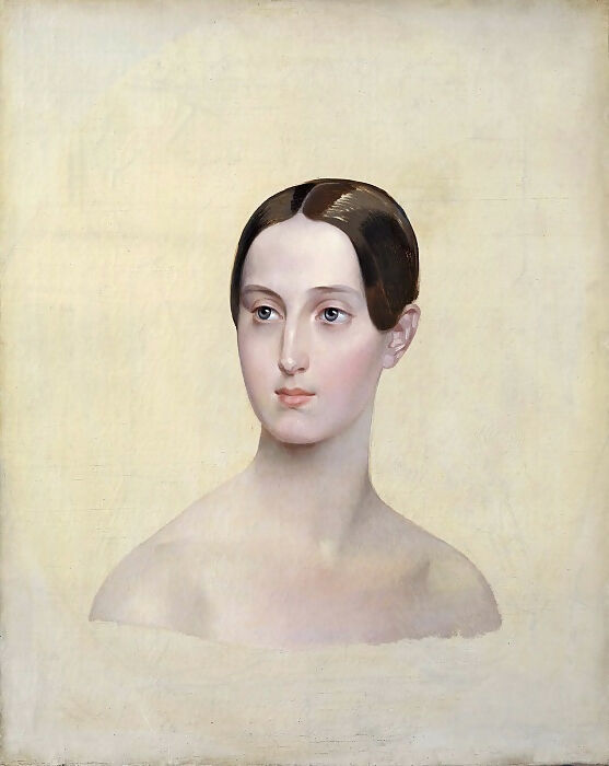 KarlPavlovichBryullov–PortraitofGrandDuchessMariaNikolaevna 50X40 Canvas