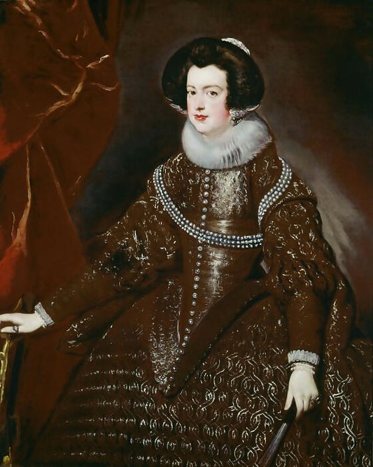 Diego Rodriguez de Silva y Velázquez attributed – Portrait of Queen Isabella
