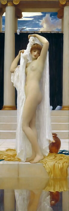 Frederic Leighton – Psyche Bathing 50X40 Canvas