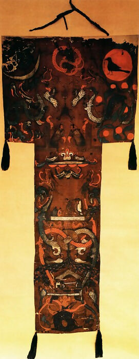 Chinese artists of the Middle Ages (佚名 - 升天图·软侯妻墓) – Unknown 50X40 Canvas