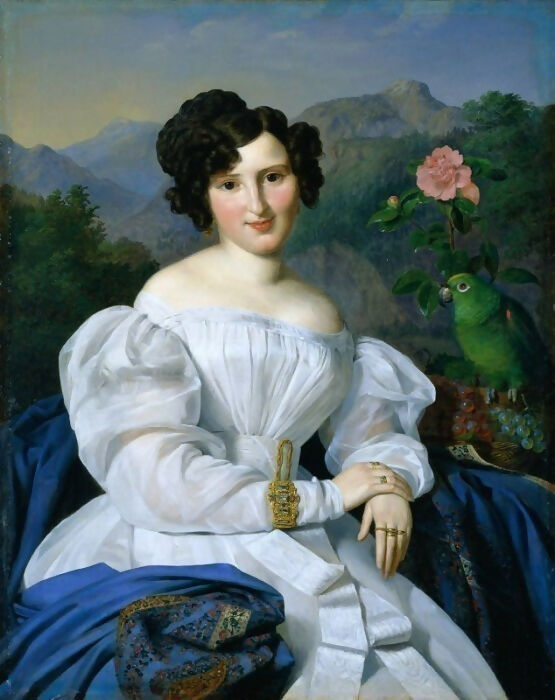 Ferdinand Georg Waldmüller – Crescentia, Countess Zichys 50X55 Canvas