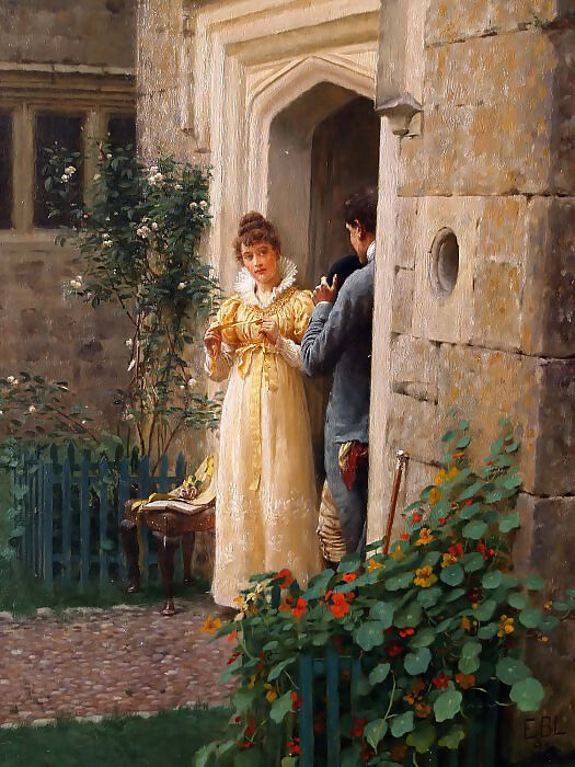 Edmund Blair Leighton – The Petition 50X40 Canvas
