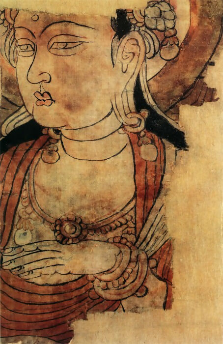 Chinese Artists of the Middle Ages (佚名 - 菩萨头像) – Unknown 50X40 Canvas