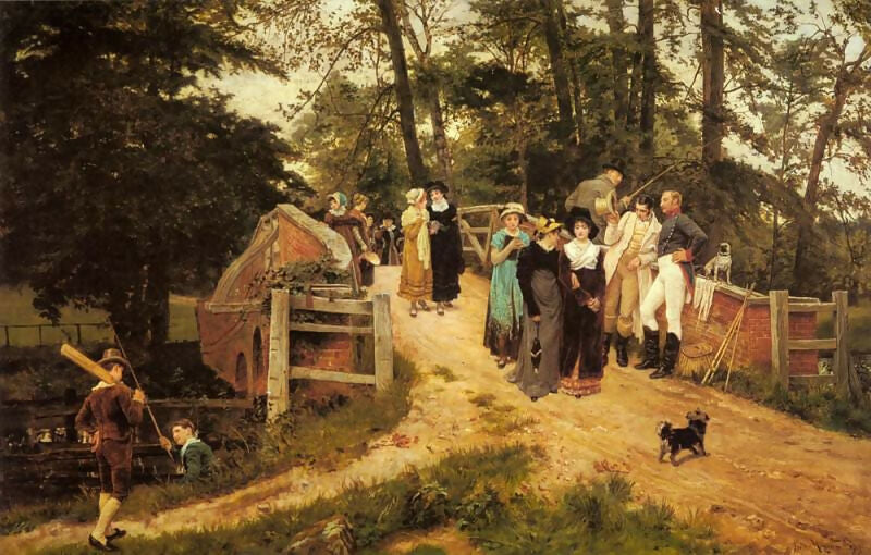 Frederick Morgan – The School Belles 50X40 Canvas