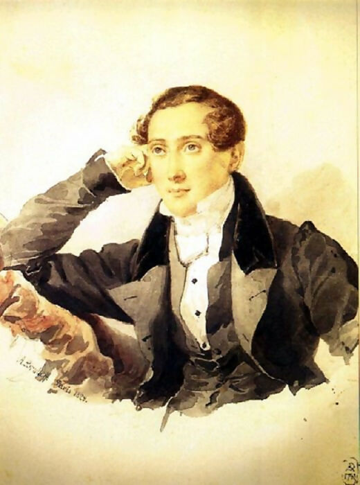 KarlPavlovichBryullov–PortraitofaMan.1829 50X51 Canvas