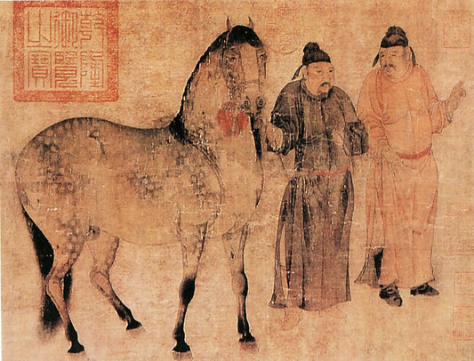 Chinese Artists of the Middle Ages (任仁发 - 神骏图(部分)) – Ren Renfa 50X40 Canvas