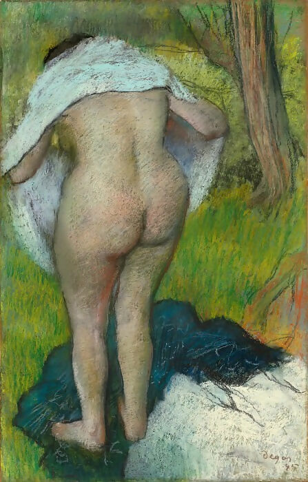 National Gallery of Art – Degas, Edgar - Girl Drying Herself 50X40 Canvas