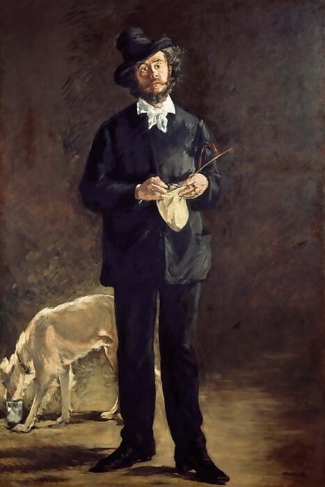 Edouard Manet – The Painter (Marcellin Deboutin) 140x187 Canvas