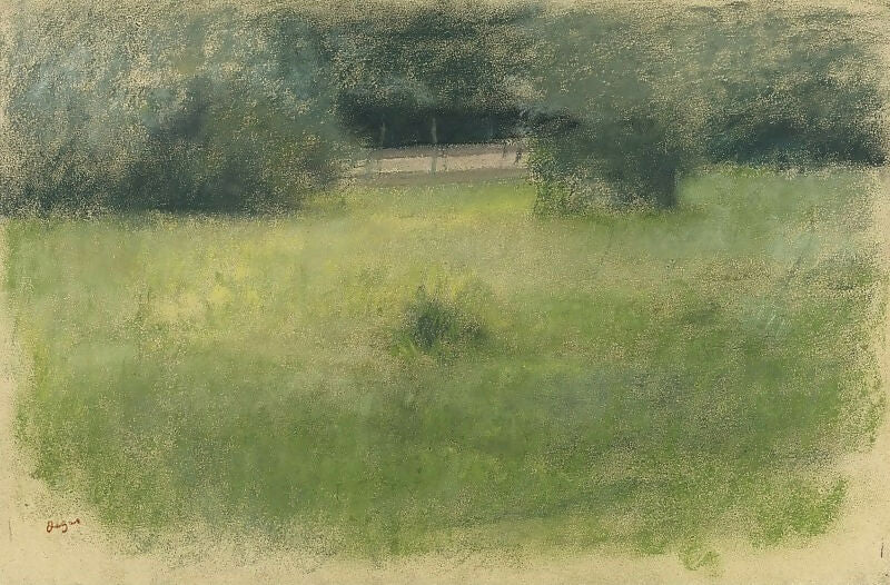 Paintings from Sotheby's auctions – Edgar Degas - The Lawn and the Undergrowth, 1890-93 50X40 Canvas