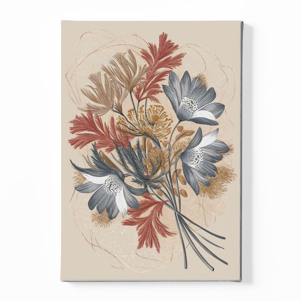 Botanical Art 17 Canvas acrylic canvas Frames