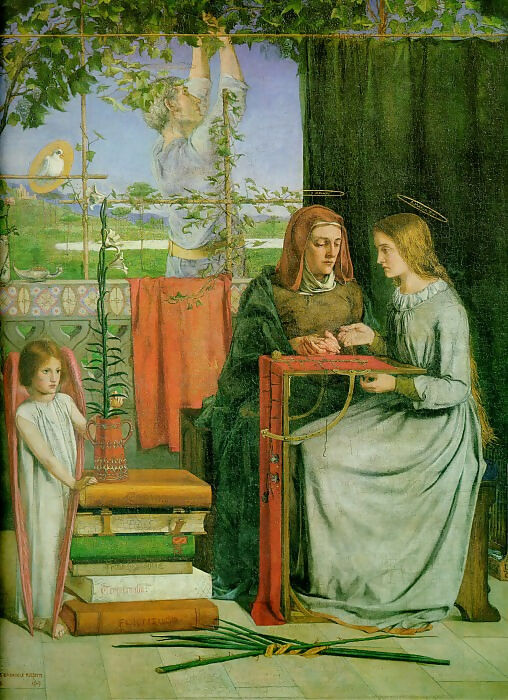 Dante Gabriel Rossetti Childhood of the Virgin