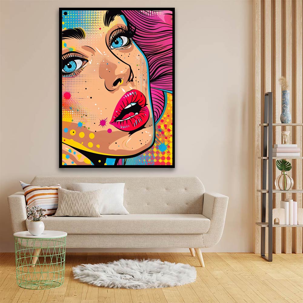 Pop art acrylic canvas Frames