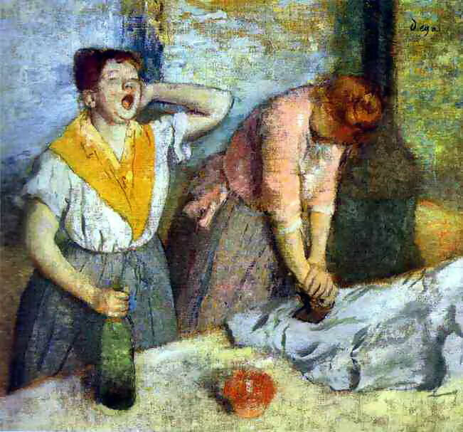 Edgar Degas - The Ironers 50X40 Canvas