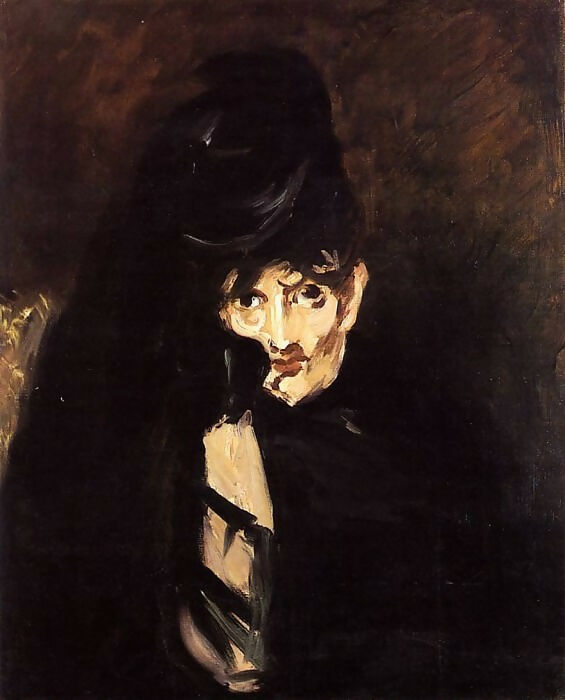 Edouard Manet – Berthe Morisot in mourning 90x120 Canvas