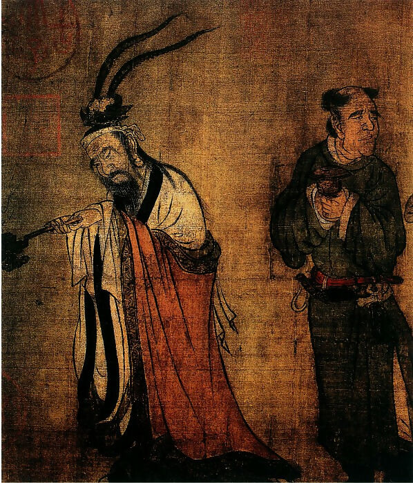 Chinese Painters of the Middle Ages (赵光辅 - 番王礼佛图) – Zhao Guangfu 50X40 Canvas