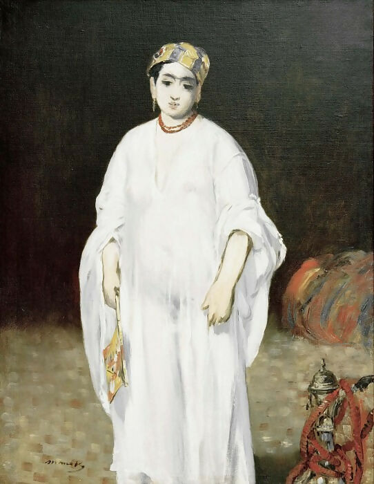 Edouard Manet – Young Woman in Eastern Dress (Sultana) 50X40 Canvas
