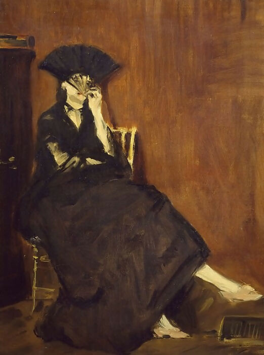 Edouard Manet – Berthe Morisot with a Fan 50X40 Canvas