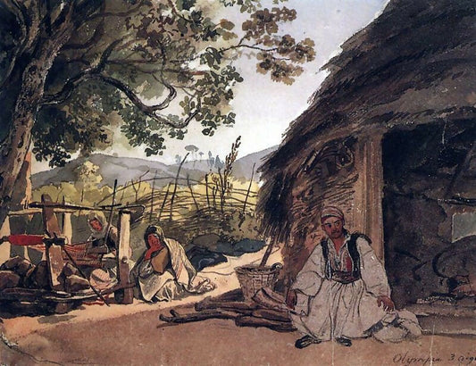 KarlPavlovichBryullov–GreekMorninginMirak.1835