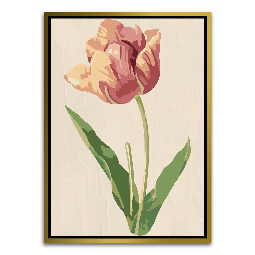 Botanical Art 18 Gold Canvas frame acrylic canvas Frames