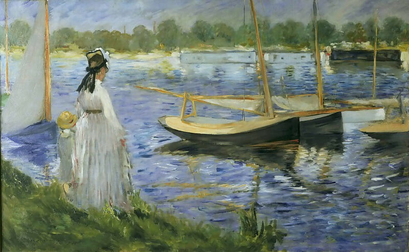 Edouard Manet – The Seine at Argenteuil 50X40 Canvas