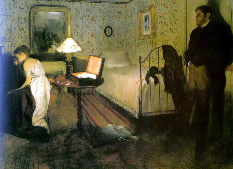 Edgar Degas - Violence 50X40 Canvas