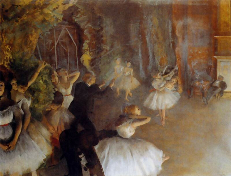 Edgar Degas - Ballet Rehearsal 50X40 Canvas