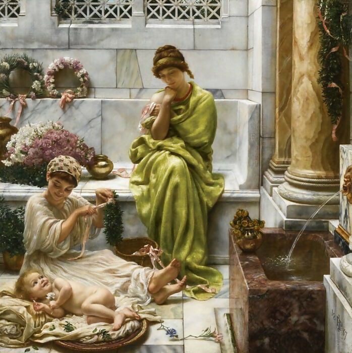 Edward John Poynter - Market Corner 50X40 Canvas