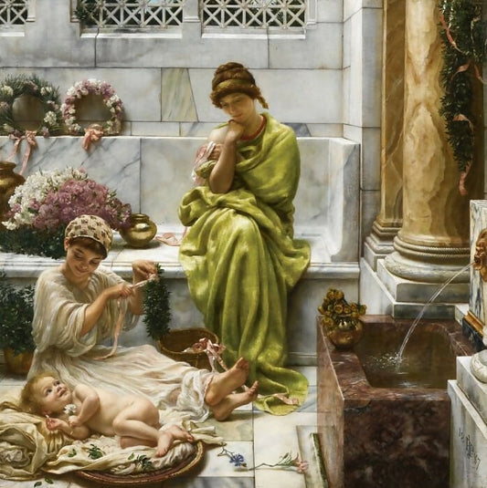 Edward John Poynter - Market Corner 50X40 Canvas
