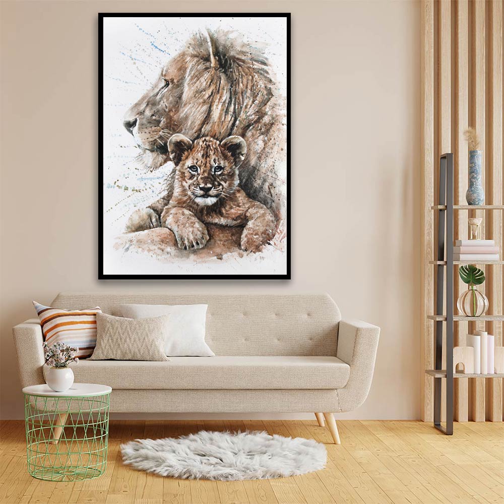 Lion acrylic canvas Frames