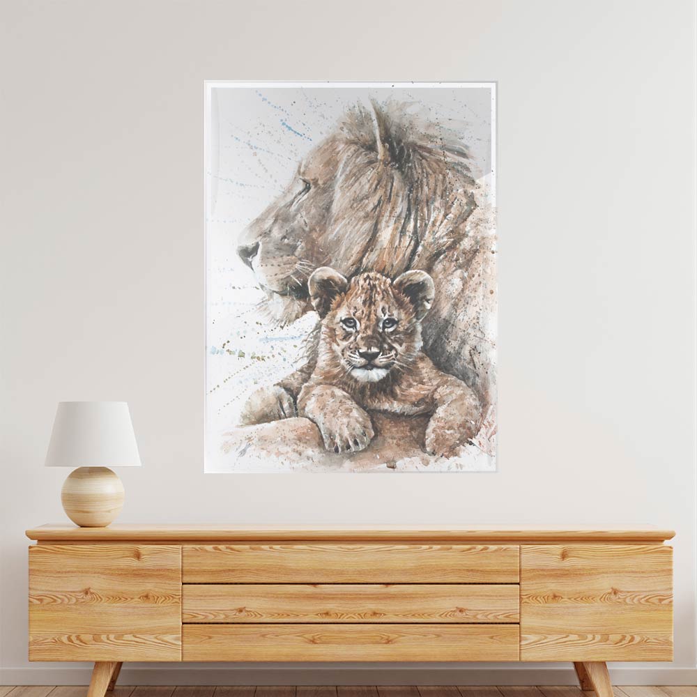 Lion Acrylic acrylic canvas Frames